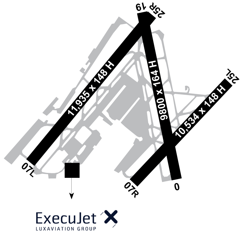 Brussels (EBBR) - Airport Layout Map