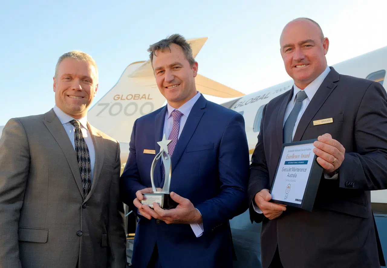 ExecuJet Sydney - Seventh Bombardier 'International' ASF Award
